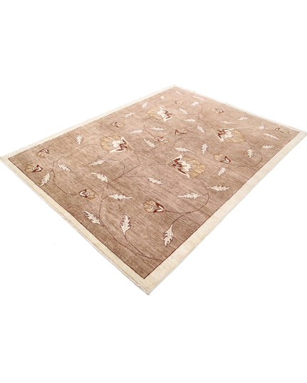 Modcar 5' 11" X 7' 11" Hand Knotted Wool Rug 5' 11" X 7' 11" (180 X 241) / Beige / Wool
