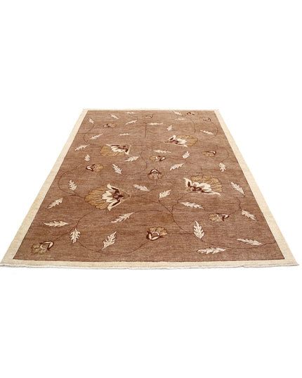 Modcar 5' 11" X 7' 11" Hand Knotted Wool Rug 5' 11" X 7' 11" (180 X 241) / Beige / Wool