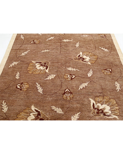 Modcar 5' 11" X 7' 11" Hand Knotted Wool Rug 5' 11" X 7' 11" (180 X 241) / Beige / Wool