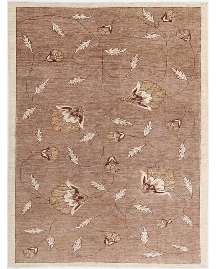 Modcar 5' 11" X 7' 11" Hand Knotted Wool Rug 5' 11" X 7' 11" (180 X 241) / Beige / Wool
