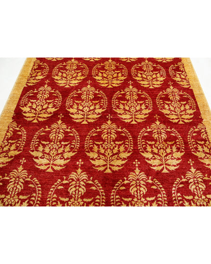 Modcar 6' 9" X 8' 1" Hand Knotted Wool Rug 6' 9" X 8' 1" (206 X 246) / Beige / Wool