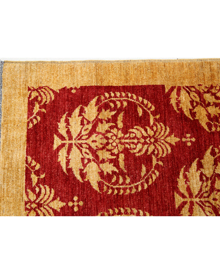 Modcar 6' 9" X 8' 1" Hand Knotted Wool Rug 6' 9" X 8' 1" (206 X 246) / Beige / Wool