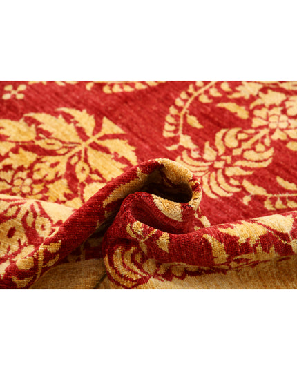 Modcar 6' 9" X 8' 1" Hand Knotted Wool Rug 6' 9" X 8' 1" (206 X 246) / Beige / Wool