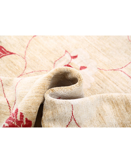 Modcar 5' 2" X 6' 5" Hand Knotted Wool Rug 5' 2" X 6' 5" (158 X 196) / Beige / Wool