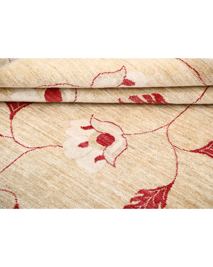 Modcar 5' 2" X 6' 5" Hand Knotted Wool Rug 5' 2" X 6' 5" (158 X 196) / Beige / Wool