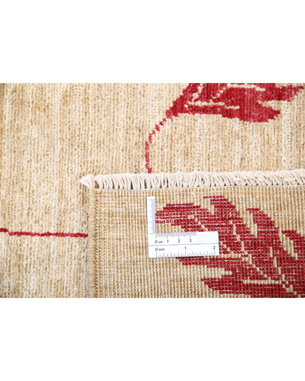 Modcar 5' 2" X 6' 5" Hand Knotted Wool Rug 5' 2" X 6' 5" (158 X 196) / Beige / Wool