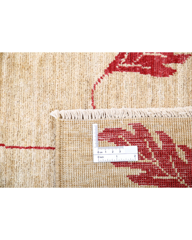 Modcar 5' 2" X 6' 5" Hand Knotted Wool Rug 5' 2" X 6' 5" (158 X 196) / Beige / Wool