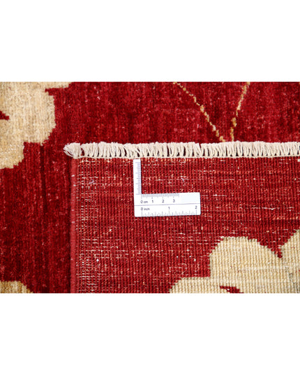 Modcar 6' 6" X 7' 9" Hand Knotted Wool Rug 6' 6" X 7' 9" (198 X 236) / Rust / Wool