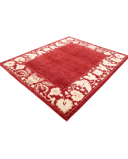 Modcar 6' 8" X 8' 1" Hand Knotted Wool Rug 6' 8" X 8' 1" (203 X 246) / Beige / Wool