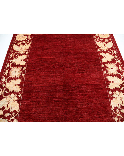 Modcar 6' 8" X 8' 1" Hand Knotted Wool Rug 6' 8" X 8' 1" (203 X 246) / Beige / Wool