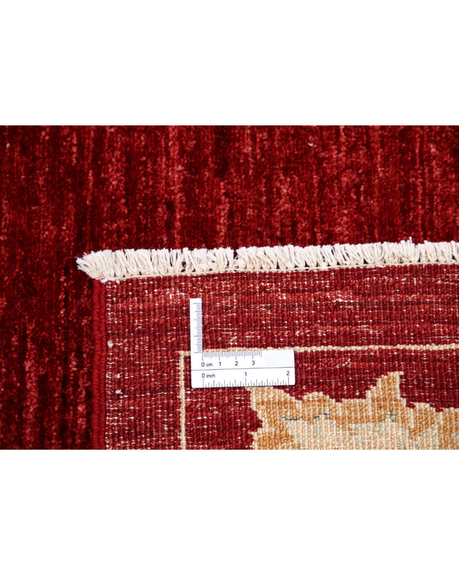 Modcar 6' 8" X 8' 1" Hand Knotted Wool Rug 6' 8" X 8' 1" (203 X 246) / Beige / Wool