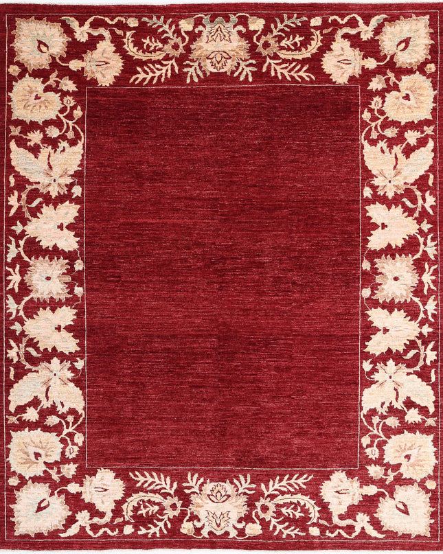 Modcar 6' 8" X 8' 1" Hand Knotted Wool Rug 6' 8" X 8' 1" (203 X 246) / Beige / Wool