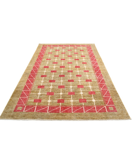 Modcar 5' 8" X 8' 11" Hand Knotted Wool Rug 5' 8" X 8' 11" (173 X 272) / Multi / Wool