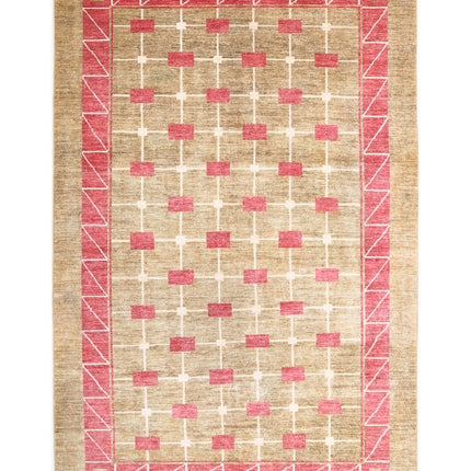 Modcar 5' 8" X 8' 11" Hand Knotted Wool Rug 5' 8" X 8' 11" (173 X 272) / Multi / Wool