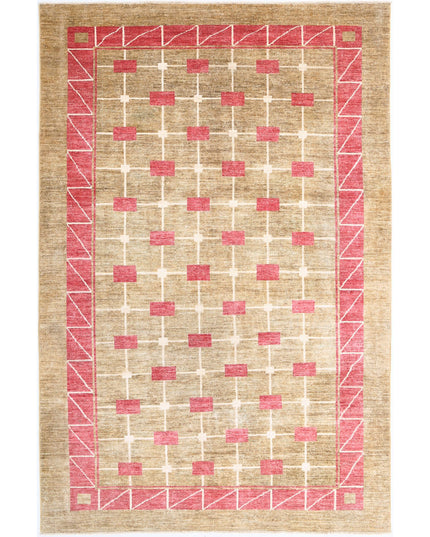 Modcar 5' 8" X 8' 11" Hand Knotted Wool Rug 5' 8" X 8' 11" (173 X 272) / Multi / Wool