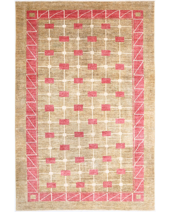 Modcar 5' 8" X 8' 11" Hand Knotted Wool Rug 5' 8" X 8' 11" (173 X 272) / Multi / Wool