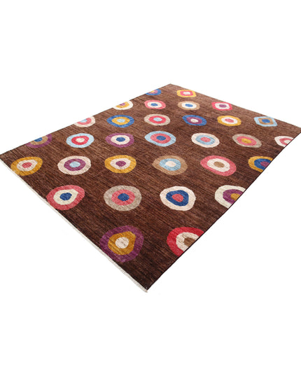 Modcar 6' 4" X 8' 3" Hand Knotted Wool Rug 6' 4" X 8' 3" (193 X 251) / Multi / Wool