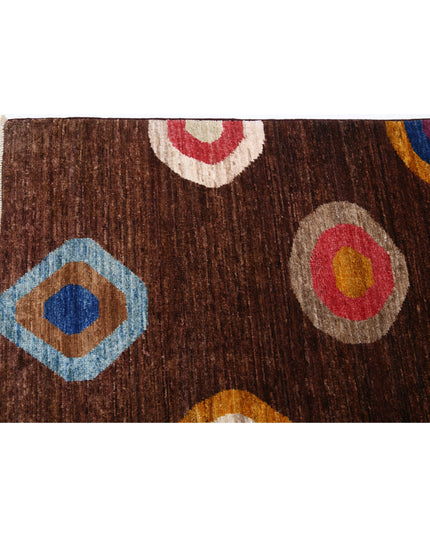 Modcar 6' 4" X 8' 3" Hand Knotted Wool Rug 6' 4" X 8' 3" (193 X 251) / Multi / Wool