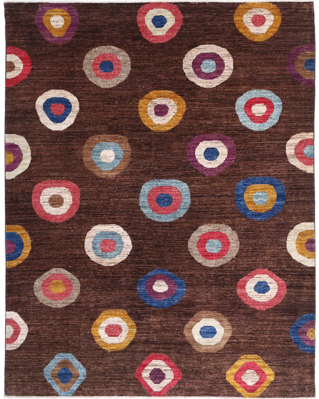 Modcar 6' 4" X 8' 3" Hand Knotted Wool Rug 6' 4" X 8' 3" (193 X 251) / Multi / Wool
