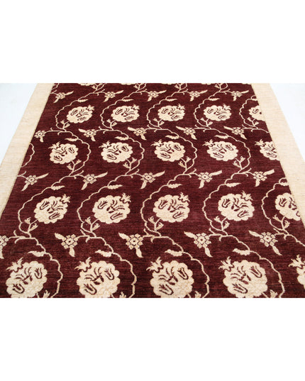 Modcar 6' 8" X 9' 7" Hand Knotted Wool Rug 6' 8" X 9' 7" (203 X 292) / Beige / Wool