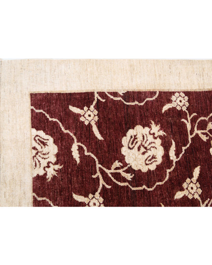 Modcar 6' 8" X 9' 7" Hand Knotted Wool Rug 6' 8" X 9' 7" (203 X 292) / Beige / Wool