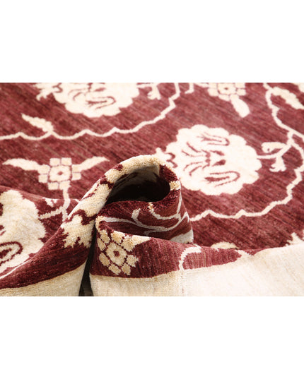 Modcar 6' 8" X 9' 7" Hand Knotted Wool Rug 6' 8" X 9' 7" (203 X 292) / Beige / Wool