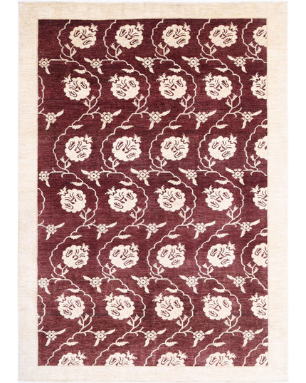 Modcar 6' 8" X 9' 7" Hand Knotted Wool Rug 6' 8" X 9' 7" (203 X 292) / Beige / Wool