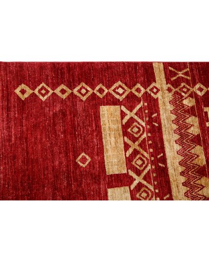 Modcar 6' 4" X 9' 3" Hand Knotted Wool Rug 6' 4" X 9' 3" (193 X 282) / Multi / Wool