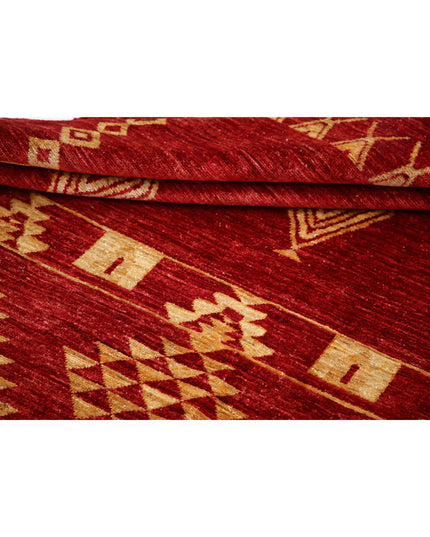 Modcar 6' 4" X 9' 3" Hand Knotted Wool Rug 6' 4" X 9' 3" (193 X 282) / Multi / Wool