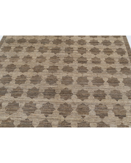 Modcar 6' 4" X 9' 5" Hand Knotted Wool Rug 6' 4" X 9' 5" (193 X 287) / Beige / Wool
