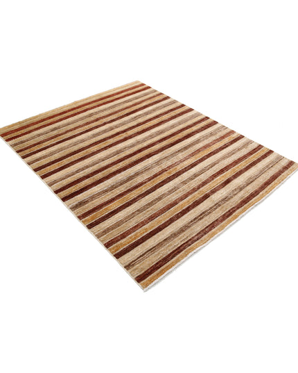 Modcar 4' 11" X 6' 1" Hand Knotted Wool Rug 4' 11" X 6' 1" (150 X 185) / Multi / Wool