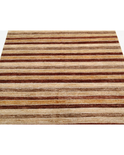 Modcar 4' 11" X 6' 1" Hand Knotted Wool Rug 4' 11" X 6' 1" (150 X 185) / Multi / Wool