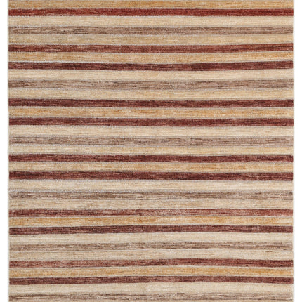 Modcar 4' 11" X 6' 1" Hand Knotted Wool Rug 4' 11" X 6' 1" (150 X 185) / Multi / Wool