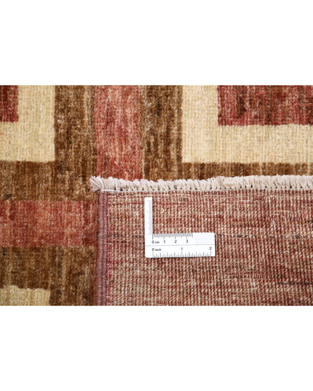 Modcar 6' 1" X 8' 6" Hand Knotted Wool Rug 6' 1" X 8' 6" (185 X 259) / Beige / Wool