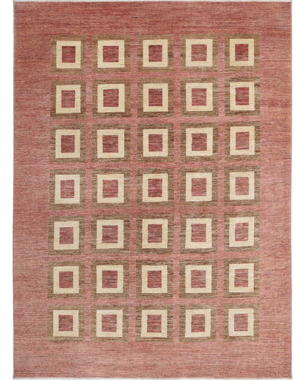 Modcar 6' 1" X 8' 6" Hand Knotted Wool Rug 6' 1" X 8' 6" (185 X 259) / Beige / Wool