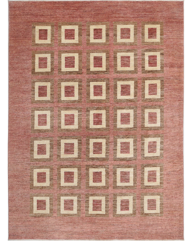 Modcar 6' 1" X 8' 6" Hand Knotted Wool Rug 6' 1" X 8' 6" (185 X 259) / Beige / Wool