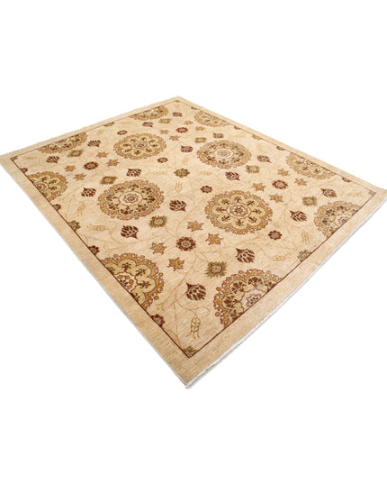 Modcar 6' 6" X 7' 10" Hand Knotted Wool Rug 6' 6" X 7' 10" (198 X 239) / Beige / Wool