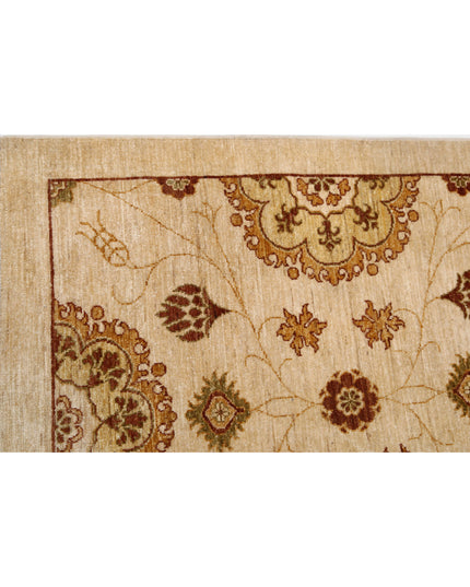 Modcar 6' 6" X 7' 10" Hand Knotted Wool Rug 6' 6" X 7' 10" (198 X 239) / Beige / Wool