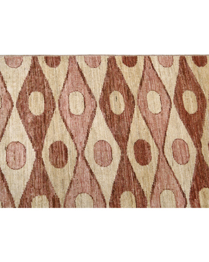 Modcar 6' 6" X 8' 1" Hand Knotted Wool Rug 6' 6" X 8' 1" (198 X 246) / Multi / Wool