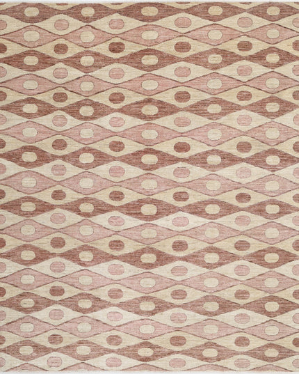 Modcar 6' 6" X 8' 1" Hand Knotted Wool Rug 6' 6" X 8' 1" (198 X 246) / Multi / Wool