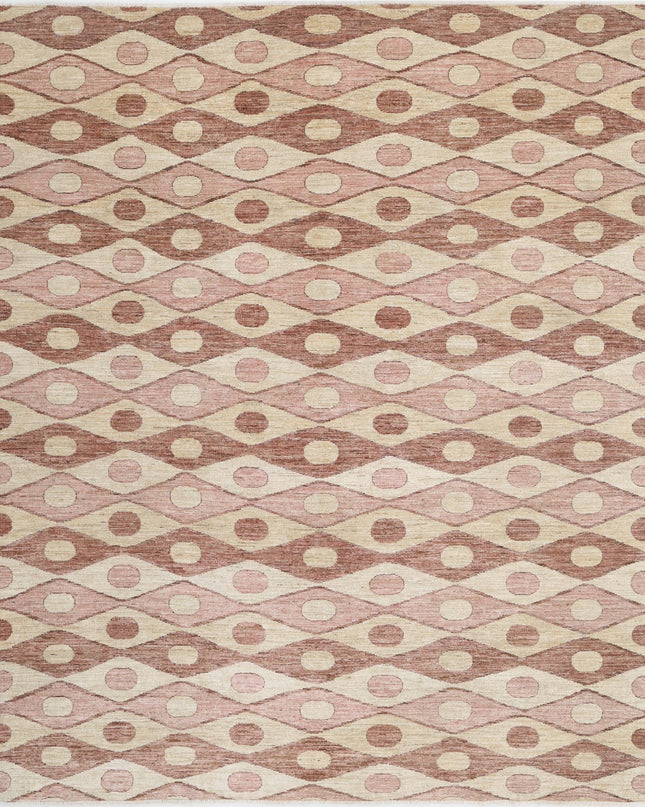 Modcar 6' 6" X 8' 1" Hand Knotted Wool Rug 6' 6" X 8' 1" (198 X 246) / Multi / Wool