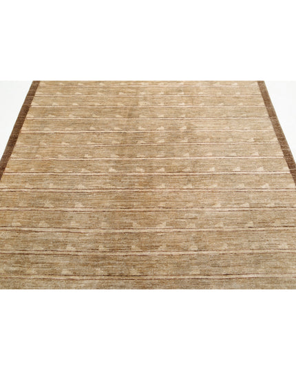 Modcar 5' 7" X 7' 7" Hand Knotted Wool Rug 5' 7" X 7' 7" (170 X 231) / Beige / Wool