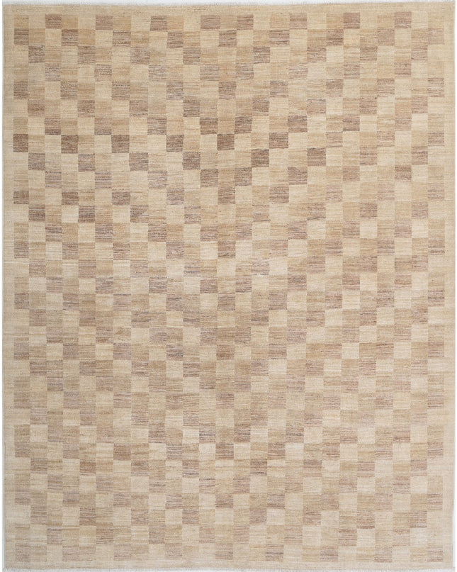 Modcar 6' 5" X 7' 11" Hand Knotted Wool Rug 6' 5" X 7' 11" (196 X 241) / Beige / Wool