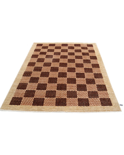 Modcar 5' 3" X 6' 6" Hand Knotted Wool Rug 5' 3" X 6' 6" (160 X 198) / Multi / Wool