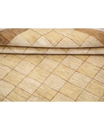 Modcar 6' 0" X 8' 7" Hand Knotted Wool Rug 6' 0" X 8' 7" (183 X 262) / Beige / Wool