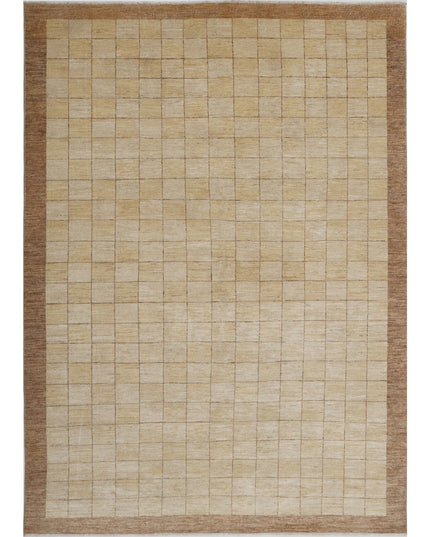 Modcar 6' 0" X 8' 7" Hand Knotted Wool Rug 6' 0" X 8' 7" (183 X 262) / Beige / Wool