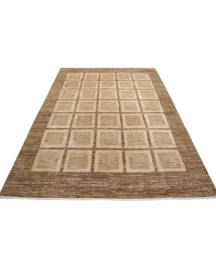 Modcar 5' 10" X 8' 7" Hand Knotted Wool Rug 5' 10" X 8' 7" (178 X 262) / Multi / Wool