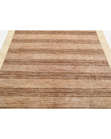 Modcar 6' 3" X 7' 9" Hand Knotted Wool Rug 6' 3" X 7' 9" (191 X 236) / Beige / Wool