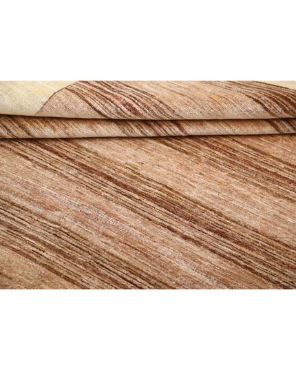 Modcar 6' 3" X 7' 9" Hand Knotted Wool Rug 6' 3" X 7' 9" (191 X 236) / Beige / Wool