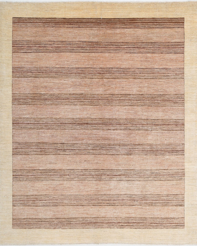 Modcar 6' 3" X 7' 9" Hand Knotted Wool Rug 6' 3" X 7' 9" (191 X 236) / Beige / Wool